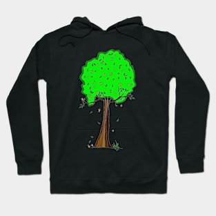 Hearts and Stars tree Hoodie